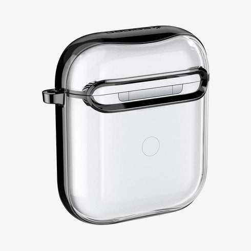 ACS05481 - Apple AirPods Pro 2 Case Ultra Hybrid in crystal clear showing the front